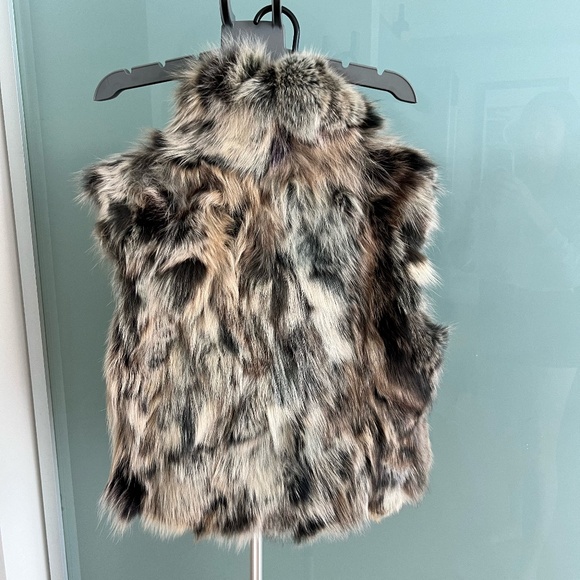 Adrienne Landau Fox Fur Vest - Size Small - Picture 3 of 4